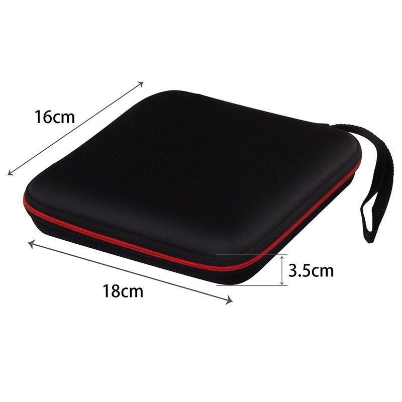 External DVD drive storage bag, EVA bag shockproof protective cover, portable mobile burner protection bag