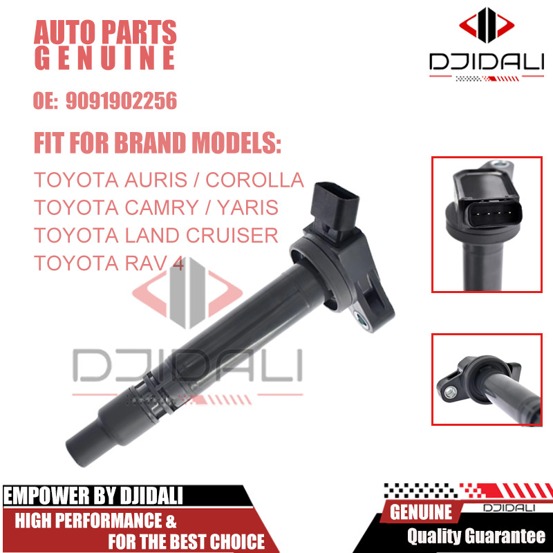 คอยล์จุดระเบิด 9091902256 สําหรับtoyota COROLLA YARIS RAV4 LAND CAMRY AURIS 90919C2001