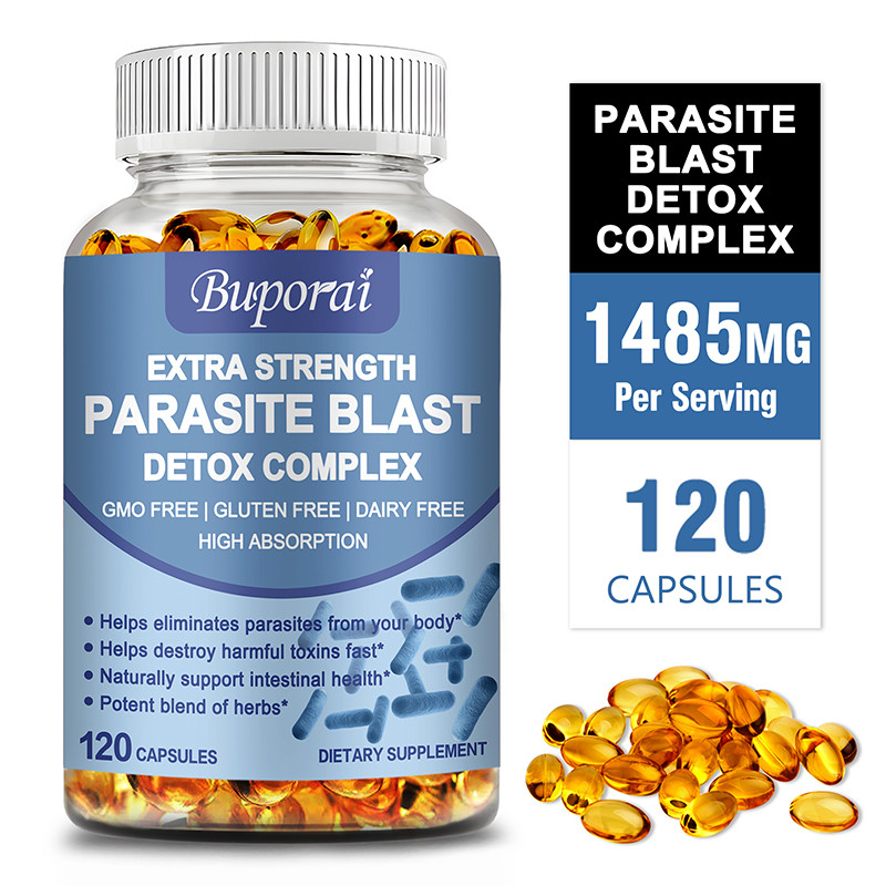 Buporai Parasite Blast Detox Complex ช่วยกําจัดปรสิตออกจากร่างกาย ช่วยกําจัดสารพิษที่เป็นอันตรายได้อ