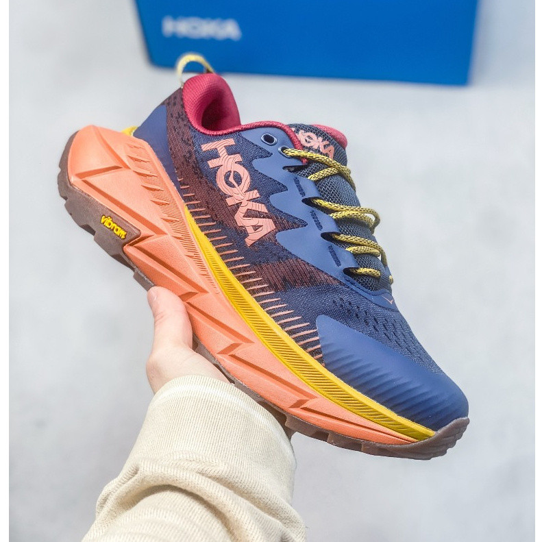 Hoka ONE ONE Skyline-float X รองเท้าวิ่งข้ามประเทศ, รองเท้ากีฬาเพิ่มความสูงที่ดูดซับแรงกระแทกหนา, รองเท้าปีนเขาสำหรับผู้ชายและผู้หญิง, ขนาด36-45