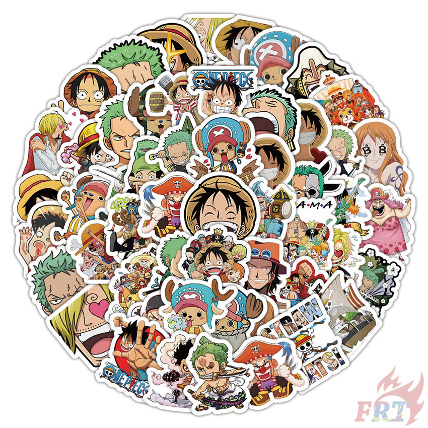 100ชิ้น/เซ็ต สติ๊กเกอร์วันพีช สติ๊กเกอร์ DIY Fashion Doodle Decals