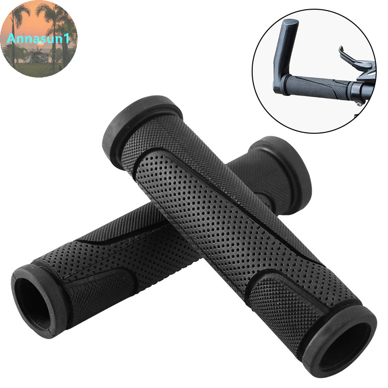 Annasun 1 คู่ฝาครอบมือจับยาง Grips Handlebar ฝาครอบป้องกัน Anti-slip อุปกรณ์ป้องกันจักรยานอุปกรณ์เสริม TH