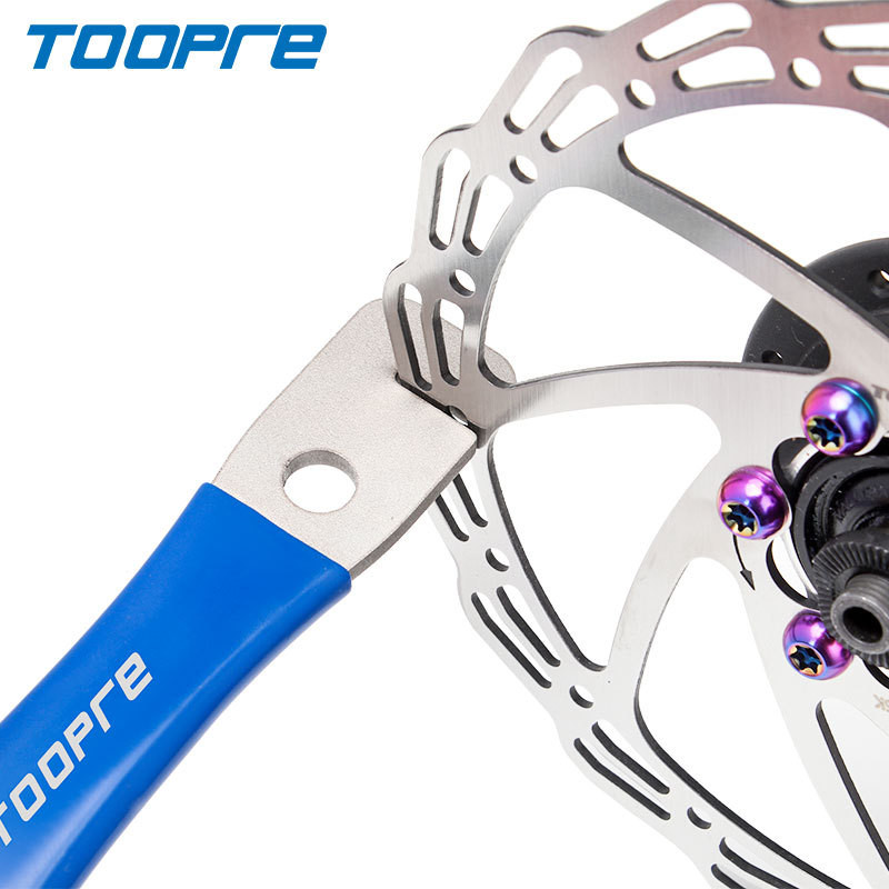 TOOPRE ทูพรี จักรยานดิสก์แก้ไขประแจดิสก์เบรกดิสก์เบรกแผ่นบํารุงรักษาเครื่องมือปรับถูแผ่นดิสก์ปรับแก้ไข