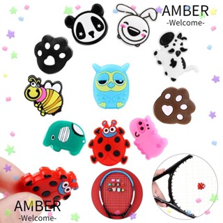 Amber 1 ชิ้นการสั่นสะเทือน Dampeners ซิลิโคนกันกระแทกไม้เทนน…