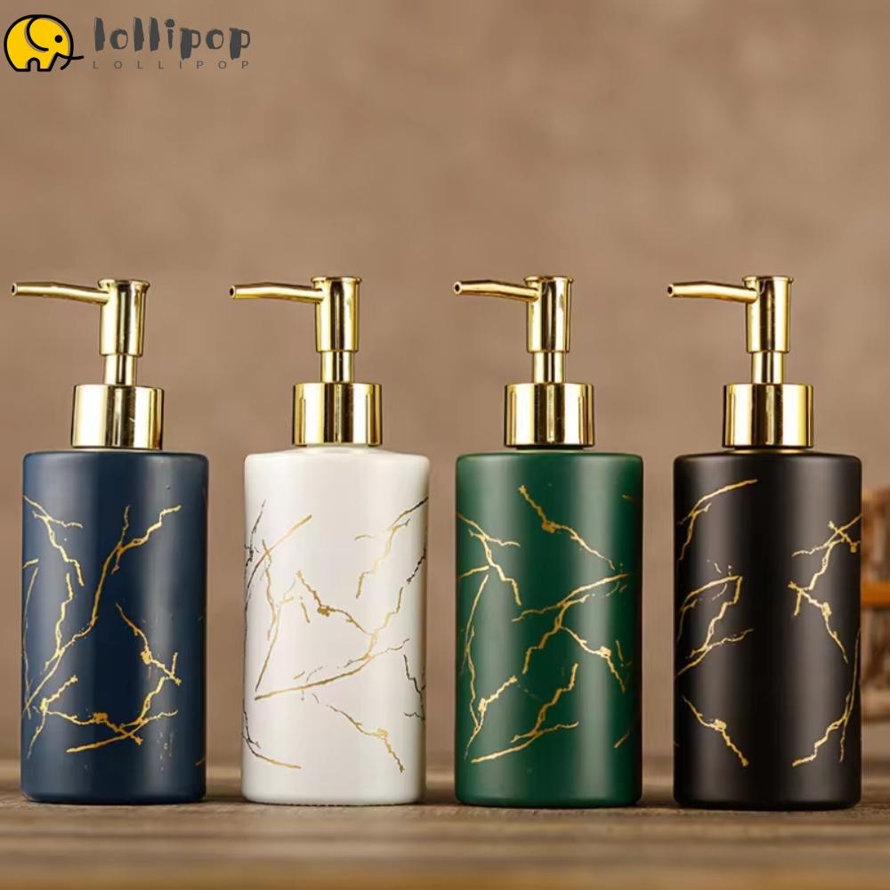ฮ่าๆ1 ขวดอิมัลชันแก้ว, หินอ่อน 350มล ขวดโลชั่นอาบน้ํา, ขวดแชมพู เครื่องจ่ายสบู่ขวดเจลทําความสะอาดมือรีฟิล