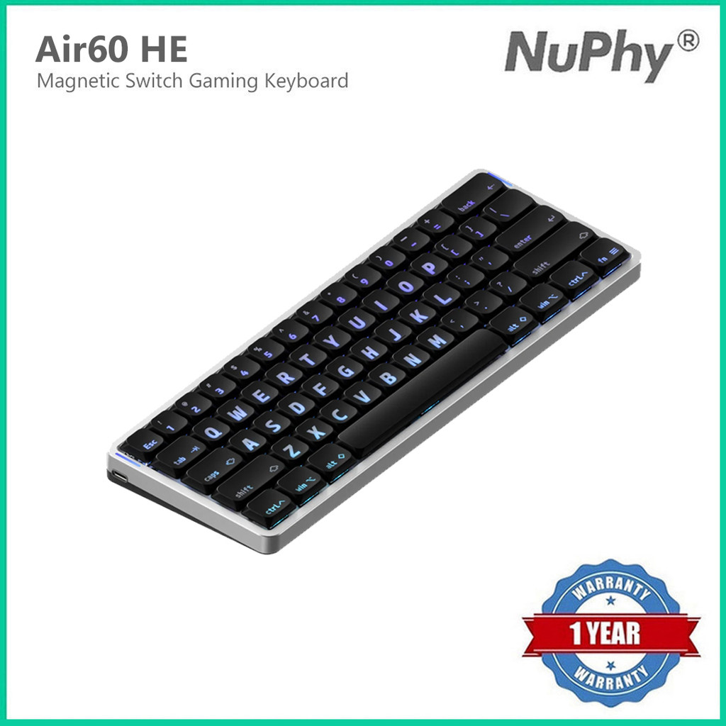 NuPhy Air60 HE Magnetic Switch คีย์บอร์ดเกม