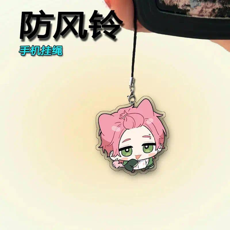 Wind Breaker โทรศัพท์มือถือ Lanyard Sakura Haruka Suou Hayato จี้อะคริลิค Kawaii สายรัดแขวนน่ารักเคสโทรศัพท์ตกแต่งของขวัญ ราคา ถูกที่สุด ดีลบีเคเค แกลเลอรีภาพที่ 6