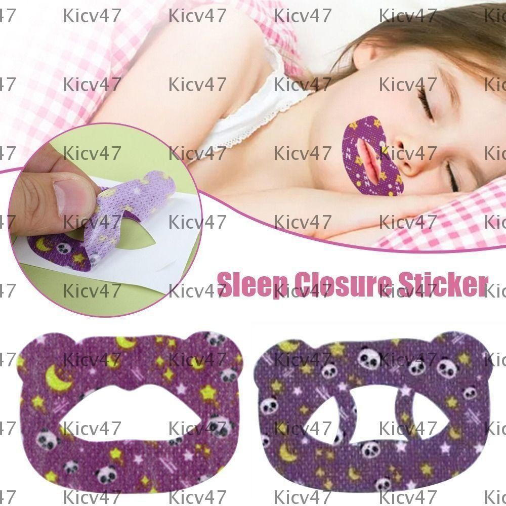 Kicv 30 ชิ้นเทปปิดปาก, การดูแลสุขภาพผ้าไม่ทอแผ่นแปะหายใจปาก, หยุดกรนช่วยนอนหลับสติกเกอร์ป้องกันการกรน