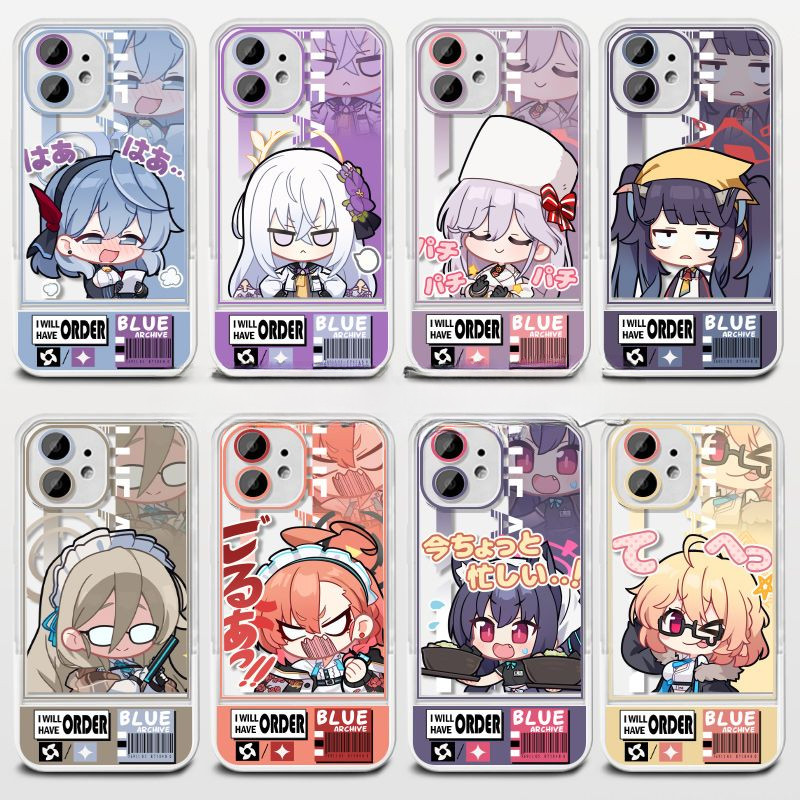Blue Archive Alice Sunaookami Shiroko Kuromi Serika สําหรับ Apple Xiaomi OPPO vivoy77 iQOO10 กรณีพร้อมขายึด