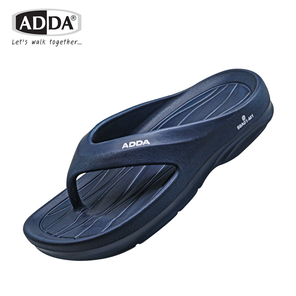 ใหม่ ADDA รองเท้าแตะ รองเท้าลำลอง แบบหนีบ สำหรับผู้ชาย รุ่น 59A01-M1 (ไซส์ 7-10) พร้อมส่งด่วน