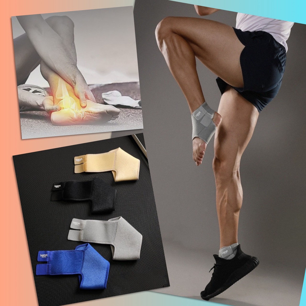 ✨ พยุงข้อเท้า สายรัดข้อเท้า ที่รัดข้อเท้า กีฬา Full support ปรับขนาดได้ ผ้าข้อเท้า ankle support ป้อ