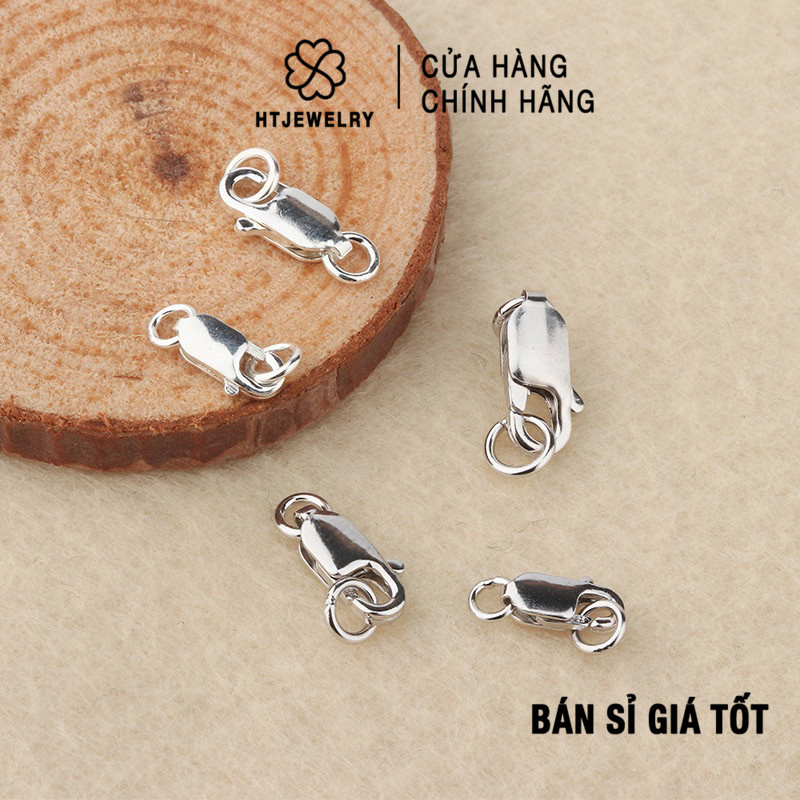 S925 Silver: HTJEWELRY PH900 Crab Claw Silver Buckle Charm