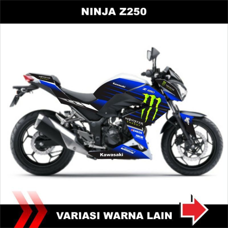 สติ๊กเกอร์ Kawasaki NINJA Z250 STRIPING / สติ๊กเกอร์ SEMI DECAL