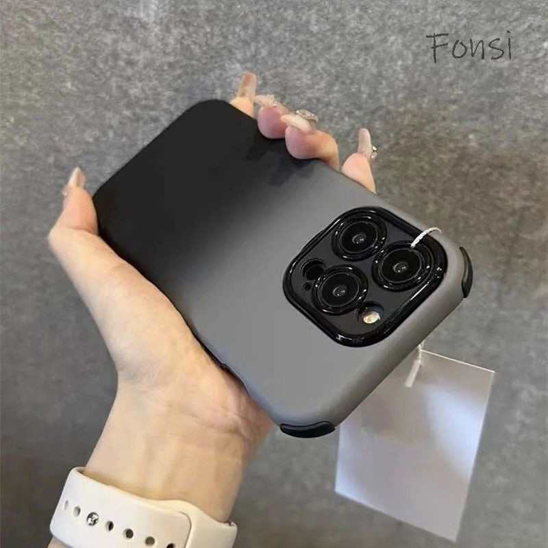 เคสไล่ระดับสีป้องกันการตกสี่มุมสําหรับ iPhone 15 Pro MAX 11 12 13 14 Pro MAX Plus พร้อมกันชนป้องกันกล้อง