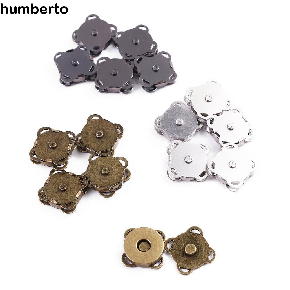 Humberto กระดุมแม่เหล็ก 10 มม.-18 มม. สีบรอนซ์ สําหรับเย็บกระเป๋า กระเป๋าสตางค์ โน้ตบุ๊ก Diy 10 20 ชุด ต่อล็อต