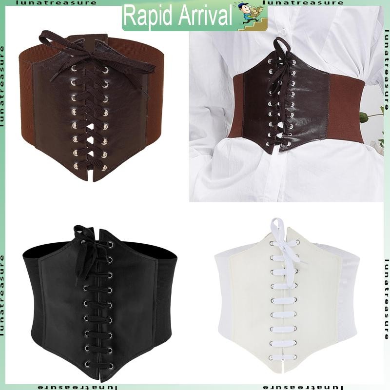 Lun Punk Corsets สําหรับผู้หญิง Elastic Corset Bustier Corset ชุดชั้นในหลายสี