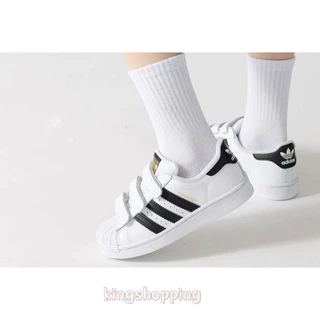 kingshopping(XSW99）ถุงเท้านักเรียน สีขาวพื้นดำ