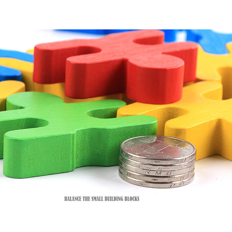 ไม้ Balance Villain Blocks ของเล่น Montessori สําหรับเด็กวัยหัดเดิน,การศึกษาซ้อนของเล่นสําหรับทักษะมอเตอร์ Fine-Sorting & Matching ราคา ถูกที่สุด ดีลบีเคเค แกลเลอรีภาพที่ 7