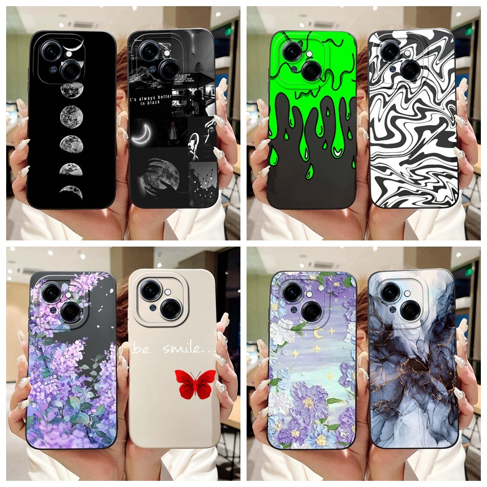 Tecno Spark Go 1 Cool Moon Milk Ripple รูปแบบเคสโทรศัพท์ Tecno Spark Go 2025 Go1 เลนส์ป้องกันกรณีซิลิโคนอ่อนนุ่ม