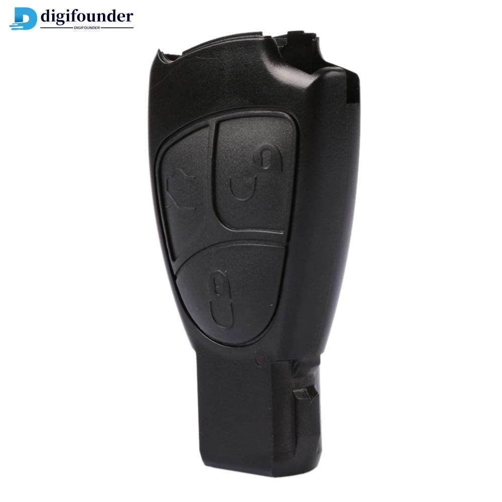 Digifounder รถ 3 ปุ่มรีโมทคอนโทรล Key เปลี่ยนกรณี Fit สําหรับ Mercedes Benz W203 W211 W204 Alarm Cov