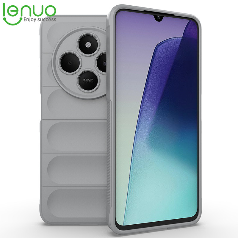 Lenuo เคสโทรศัพท์แบบนุ่มสําหรับ Redmi 14C 14R Poco C75 4G Case ปลอกซิลิโคนกันกระแทกป้องกัน Flannel ฝาหลัง