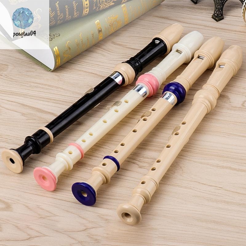 Pengtao04 Professional แปดหลุม Treble ขลุ่ย 8 หลุม Soprano Recorder Clarinet เสียงสีดําปรับง่ายเกรดอาหาร ABS ปลอดสารพิษใหม่