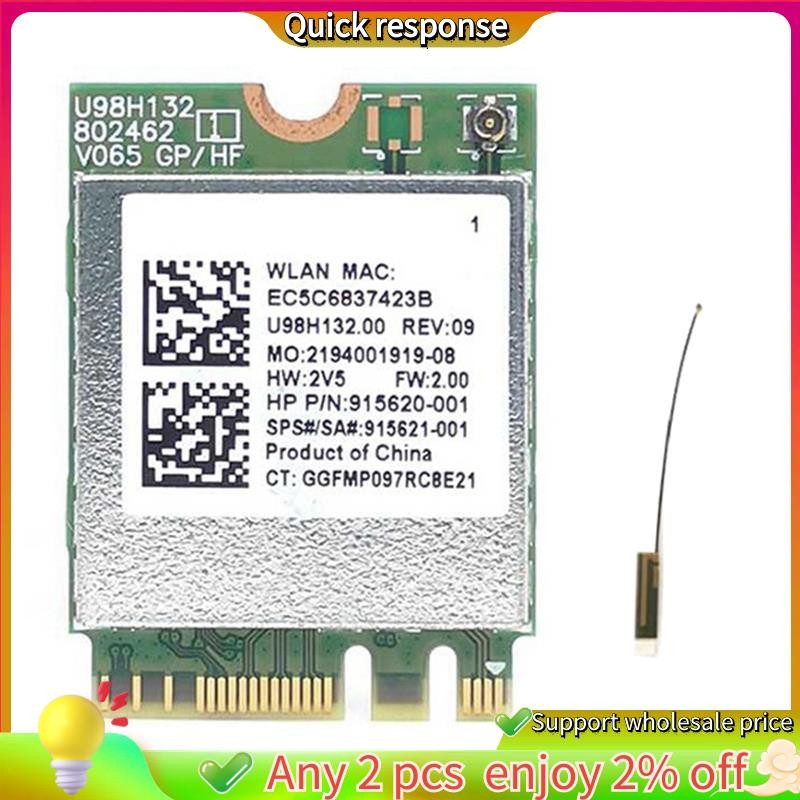 ในสต็อก-rtl8821ce 802.11AC 1X1 Wi-Fi+BT 4.2 Combo Adapter Card SPS 915621-001 การ์ด Netowrk ไร้สายสํ