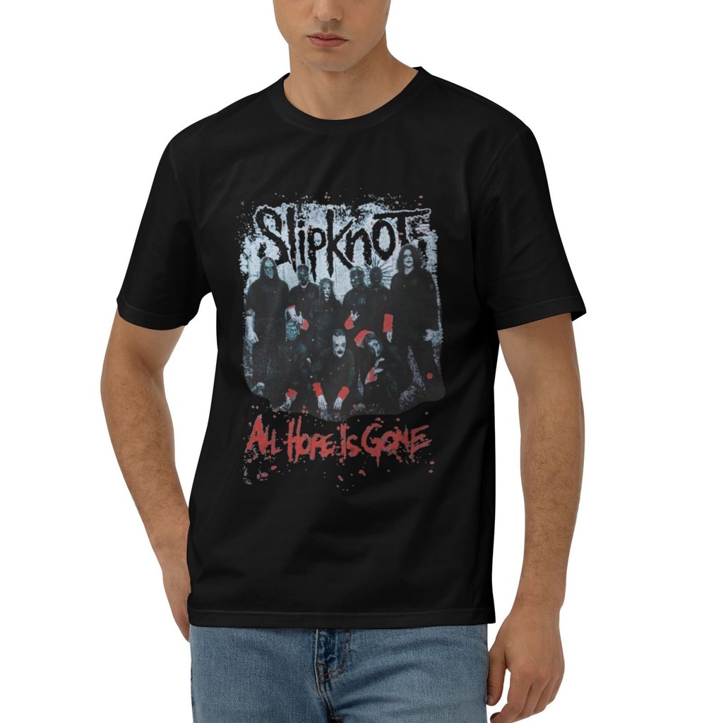 Slipknot All Hope Is Gone Heavy Metal Fashion Casual เสื้อยืดสบาย