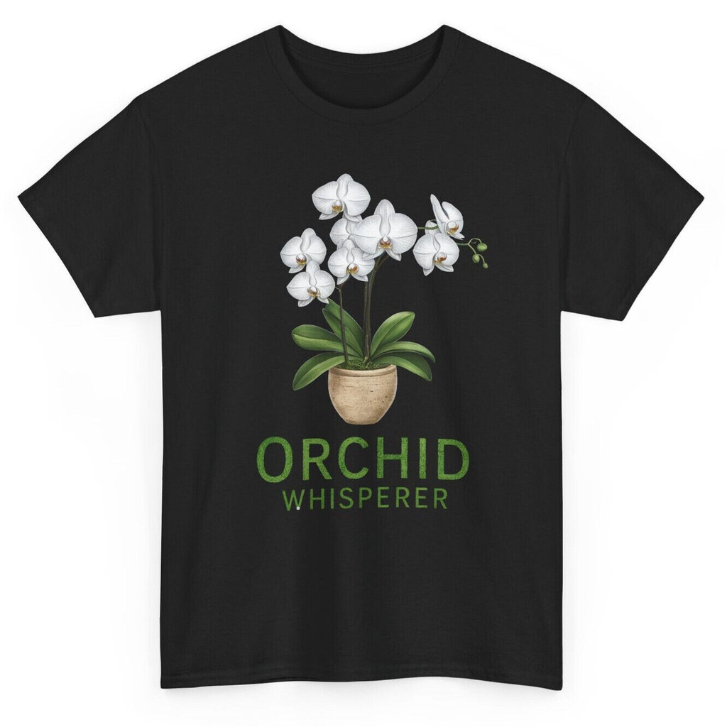 เสื้อยืดดอกไม้กล้วยไม้ Florist - ความแปลกใหม่ Orchid Whisperer Plant Lover Graphic Tee