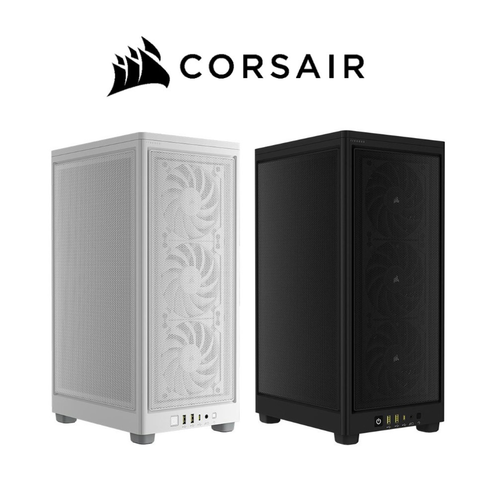CASE CORSAIR 2000D AIRFLOW ITX BLACKK WHHITE