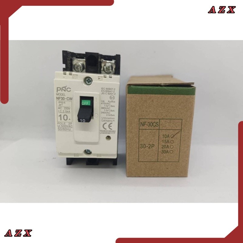 เบรกเกอร์ MCCB รุ่น NF30CS 2P 10A, 15A,  20A , 30A ส่งของทุกวัน ร้านในไทย ส่งทุกวัน