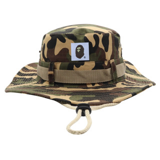 Bape Bucket Hat หมวกกันแดดระบายอากาศปีกกว้าง