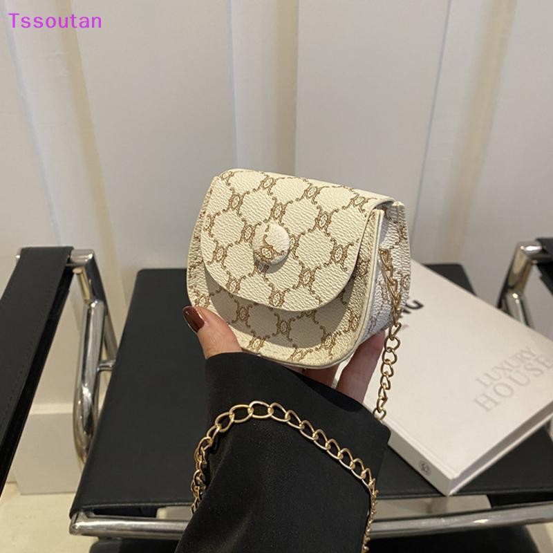 [TSST] New Fashion Casual Commuter Art Trend Single Shoulder Crossbody Bag TAN