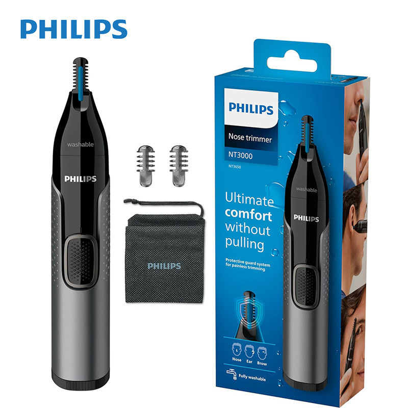 ฟิลิปส์ ที่กันจอนจมูก NT3650 สุดยอดความสะดวกสบายโดยไม่ต้องดึงเต็มล้างหูผมคิ้วตัดเครื่องมือ