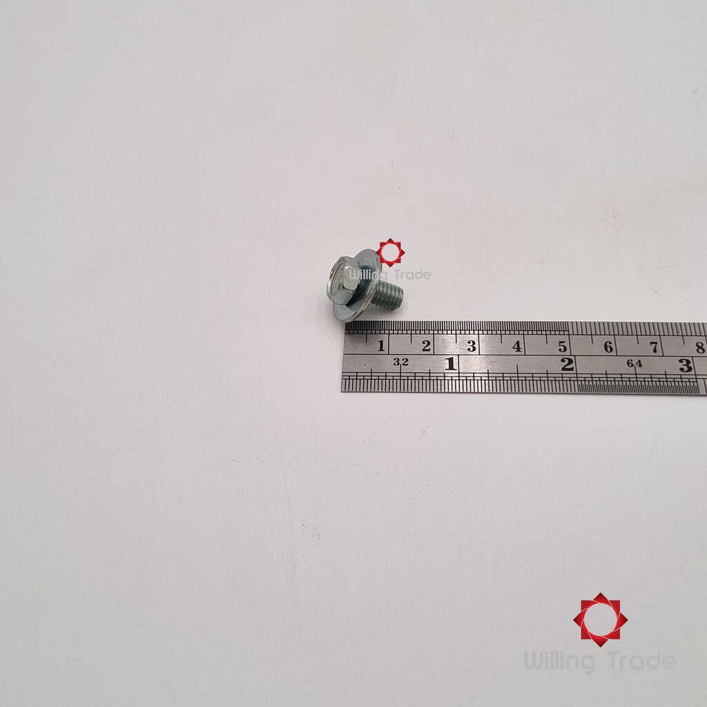 0965_HO. โบลต์พร้อมแหวน,6x12 (WX824) HONDA: (93404-06012-08) WAVE 110I 2021 ... แพ๊คละ 1 ชิ้น... [แท้ศูนย์ 100%] ...ก... - รูปที่ 4