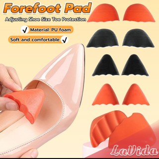 1Pair Sponge Forefoot Insert Toe Plug Half Forefoot Cushion Shoe Size Change to Small Soft Pad