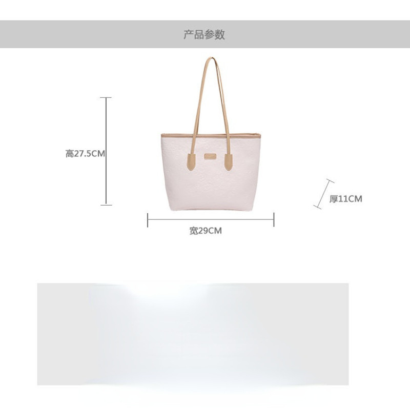 Deere Jack Womens Tote ความจุขนาดใหญ่ผ้าใบ New Niche กระเป๋าสะพายแบบพกพา