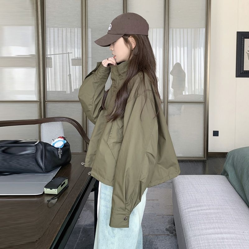 Jacket Cargo Jacket Retro Outer Wear All-Match Autumn