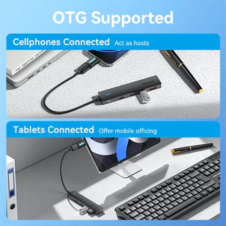 Vention USB HUB 10Gbps USB-A 3.2 Gen2 USB-C 4 พอร์ต