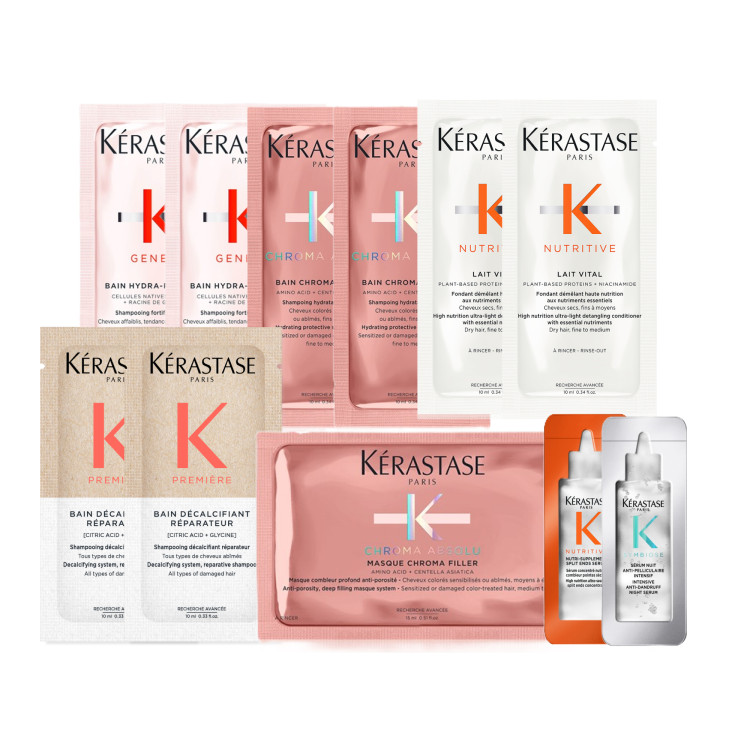 [สินค้าสมนาคุณงดจำหน่าย] Kerastase 11.11 celebration 11 sachets set - คละสูตร