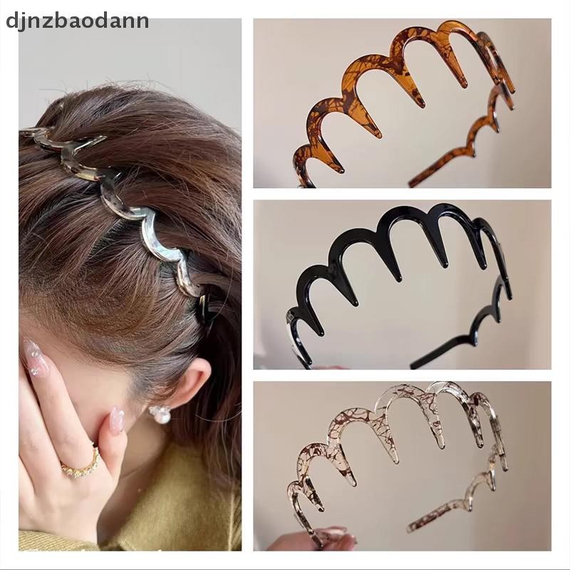 [DJNZ] หวีผม Zigzag Band หยักผู้หญิง Man Girl ของขวัญวันเกิดคริสต์มาสกู้ภัยผมหัก Artifact NGSS