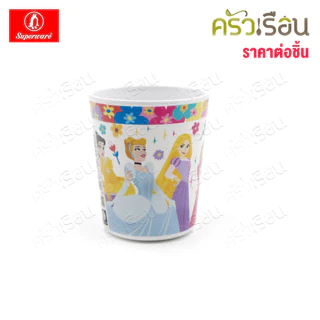 Superware ลาย Princess Rainbow [ ราคาต่อชิ้น ] จาน หรือ ชาม หรือ ช้อนส้อม หรือ แก้วน้ำ เมลามีน