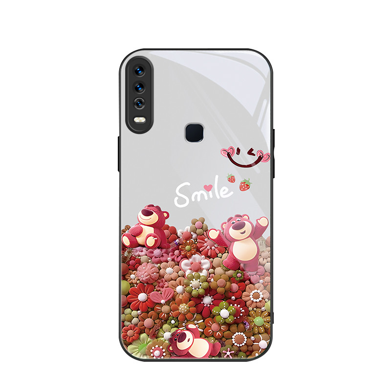 สําหรับ Vivo Y17/ Vivo Y3/ Vivo Y3s , หมียิ้ม, บุคลิกภาพอินเทรนด์, เคสป้องกันโทรศัพท์ป้องกันการตก