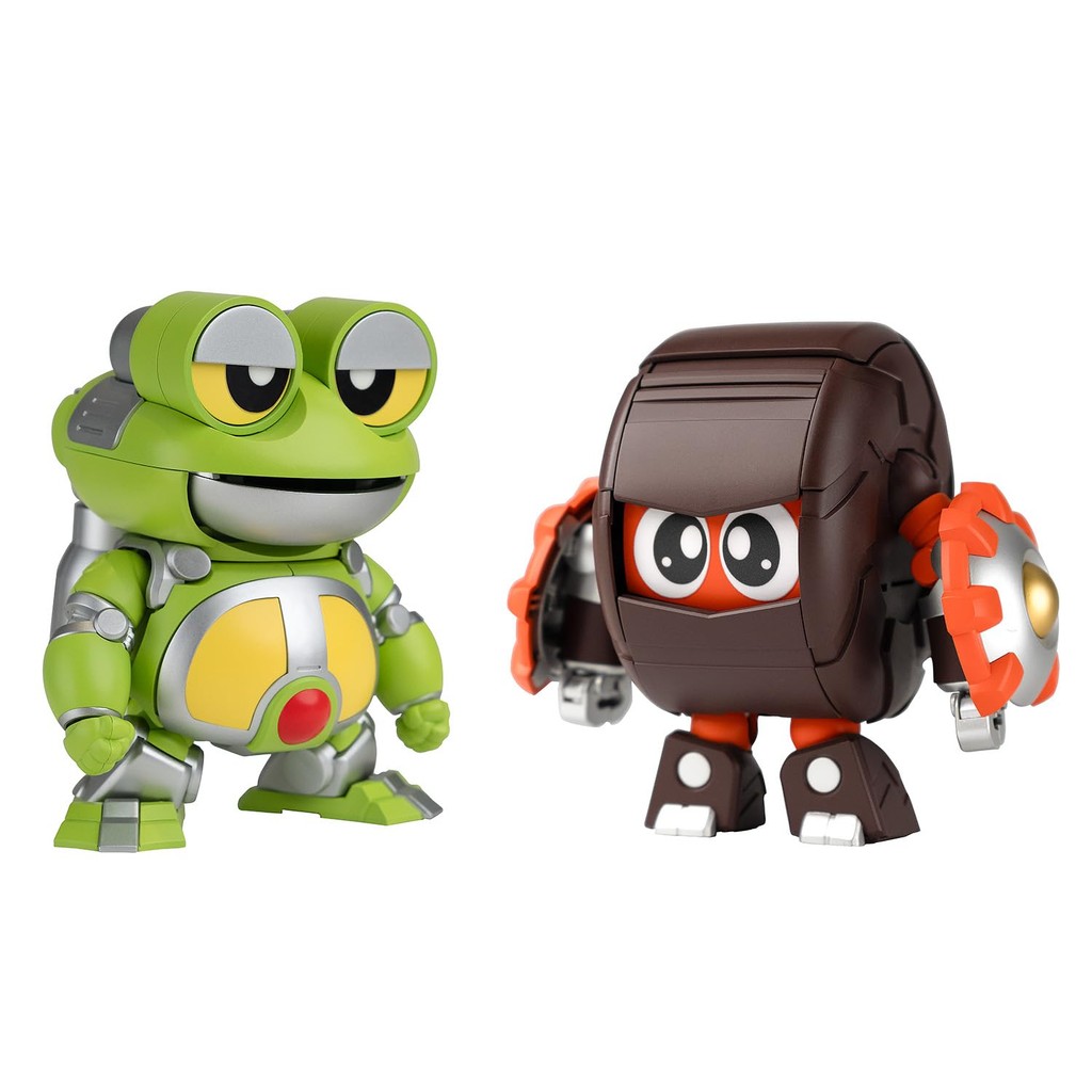 Wave Tachinako Kogyo QOSMOS Series Beet Robo Kabutack Gerotan and Dangoron Set Non-Scale Approximate