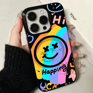 🌷KIDDY🌷เคสไอโฟน11 12 13 14 15 16 17 Pro Max Matte Cartoon การ์ตูน hard Case For iPhone 7 8 16 15 PLUS X/XS XR XSMAX
