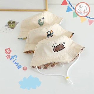 ใหม่ หมวกบัคเก็ตเด็ก หมวกกันแดด ใส่ได้ 2 ด้าน สำหรับ2-5ปี