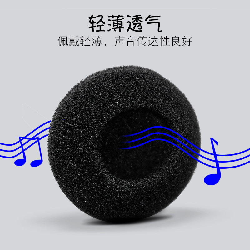 Pinxin เหมาะสําหรับ Audio-Technica EQ300M EQ301G EQ500 EQ600 ฟองน้ํา 35 มม.หูฟังผ้าฝ้าย 3.5 ซม.แขวนห