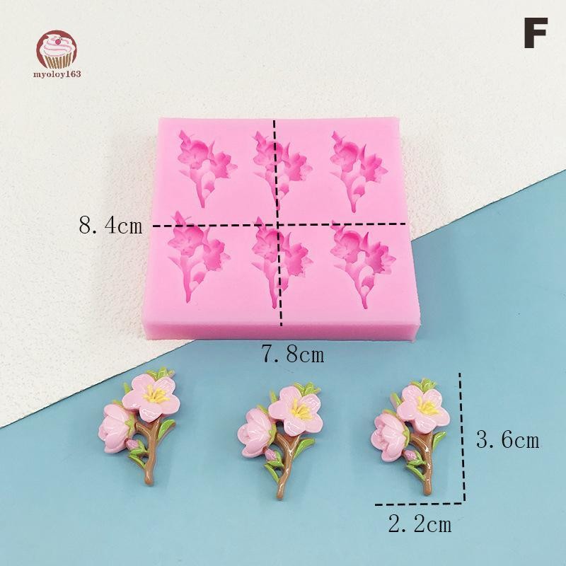 Myoloy Lotus/ดอกทานตะวัน/Plum Blossomแม่พิมพ์ซิลิโคนดอกไม้Fondantเค้กตกแต่งเครื่องมือช็อกโกแลตGumpasteสบู่แม่พิมพ์เบเกอรี่เครื่องมือTH - รูปที่ 3