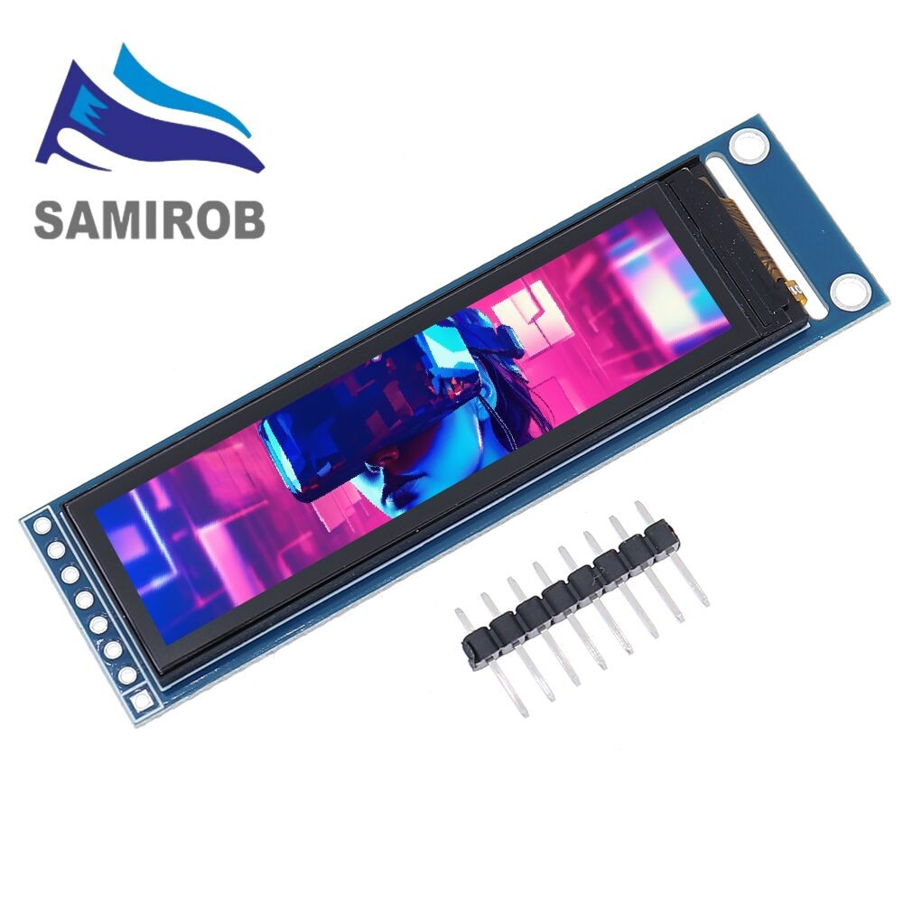 SAMIROB ใหม่ 2.25 นิ้ว TFT LCD ST7789 หน้าจอขนาดเล็ก 76*284 โมดูล LCD เต็มรูปแบบหน้าจอสี SPI