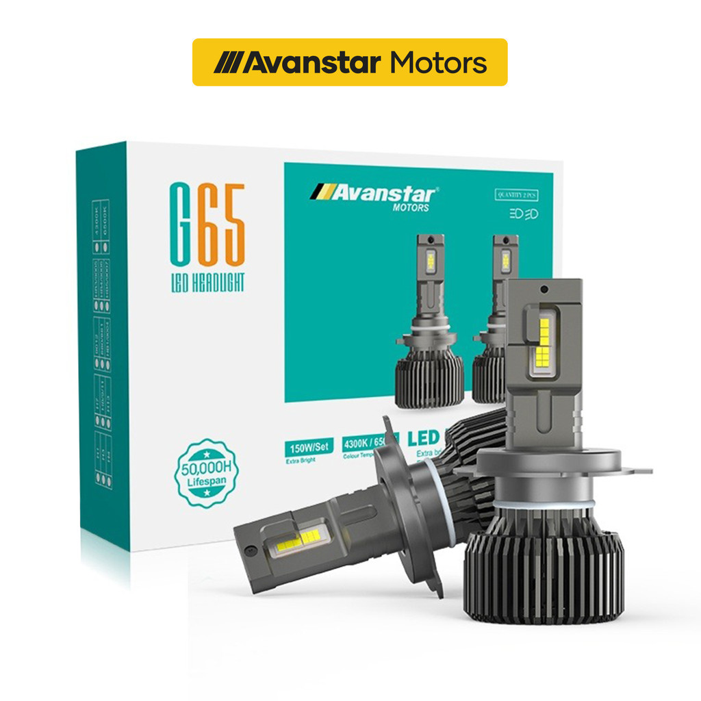2PCS รถ/รถบรรทุก LED ไฟหน้า Foglight Super Bright 150W 12-24V H1 H4 H7 H8/H11 HB3/9005 HB4/9006 G65